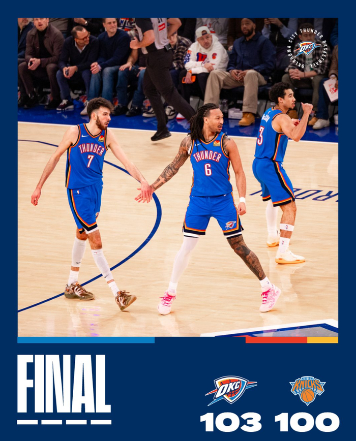 kaiyun sports-复出三连胜夺回联盟第一！SGA延续四纪录被赞多面手 布朗：造犯规一绝|亚历山大|雷霆|谢伊·吉尔杰斯-亚历山大|俄克拉荷马雷霆队|纽约尼克斯队_新浪体育_新浪新闻